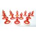Subbuteo Andrew Table Soccer Olympiacos 2010-11 Greek Champions on WSB Professional bases
